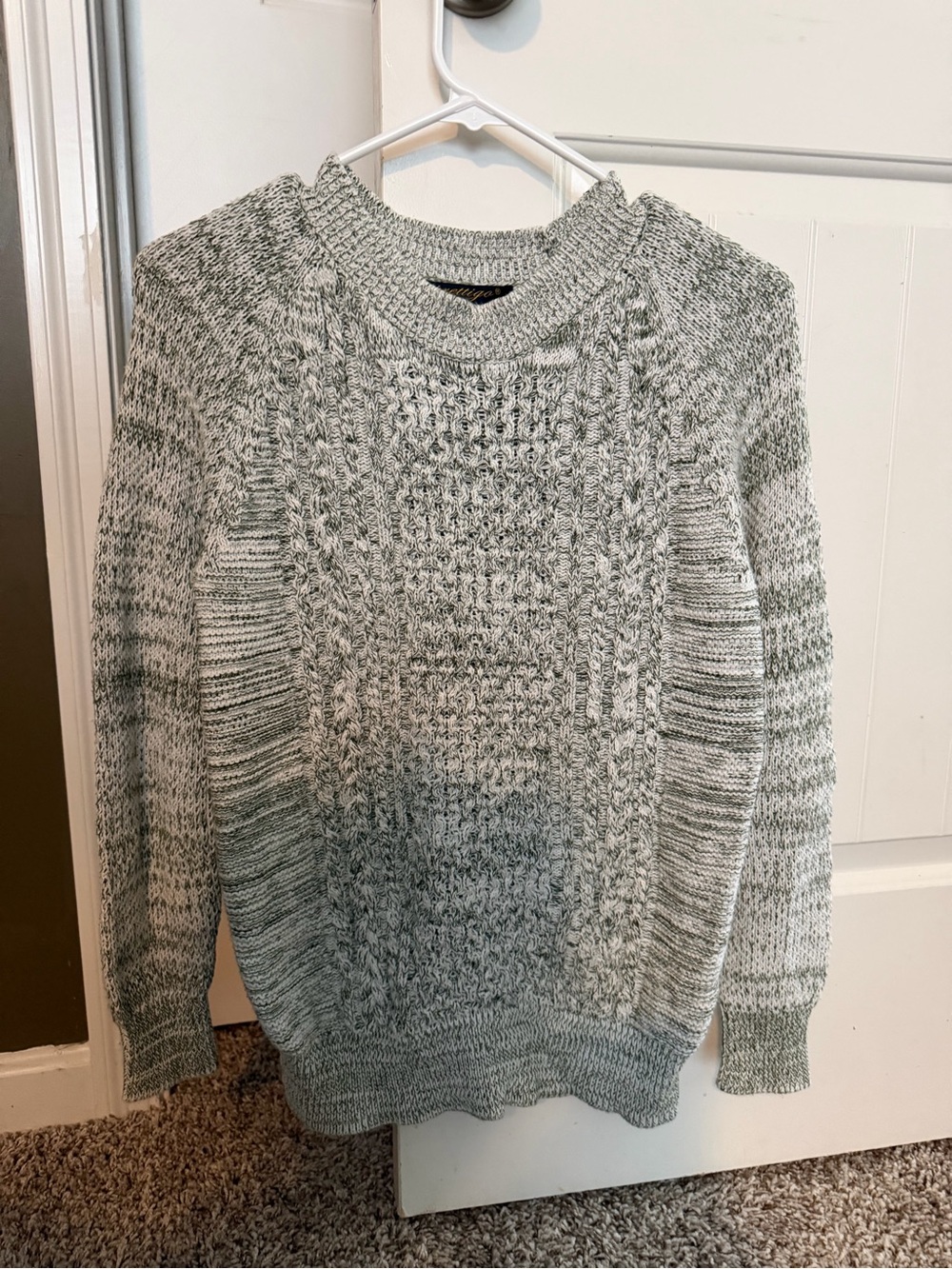 Green/Gray Sweater